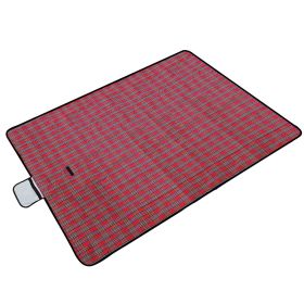 60" x 78" Waterproof Picnic Blanket Handy Mat with Strap Foldable Camping Rug 60" x 78" Waterproof Picnic Blanket Handy Mat with Strap Foldable Camping Rug