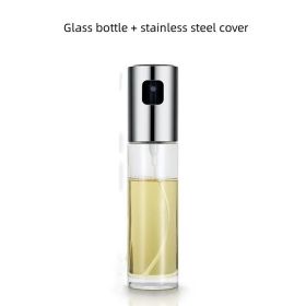 Stainless Steel Spray Oil Bottle For Barbecue; Pressurized Spray Seasoning Bottle (material: Glass Bottle Stainless Steel Nozzle) Stainless Steel Spray Oil Bottle For Barbecue; Pressurized Spray Seasoning Bottle (material: Glass Bottle Stainless Steel Nozzle)